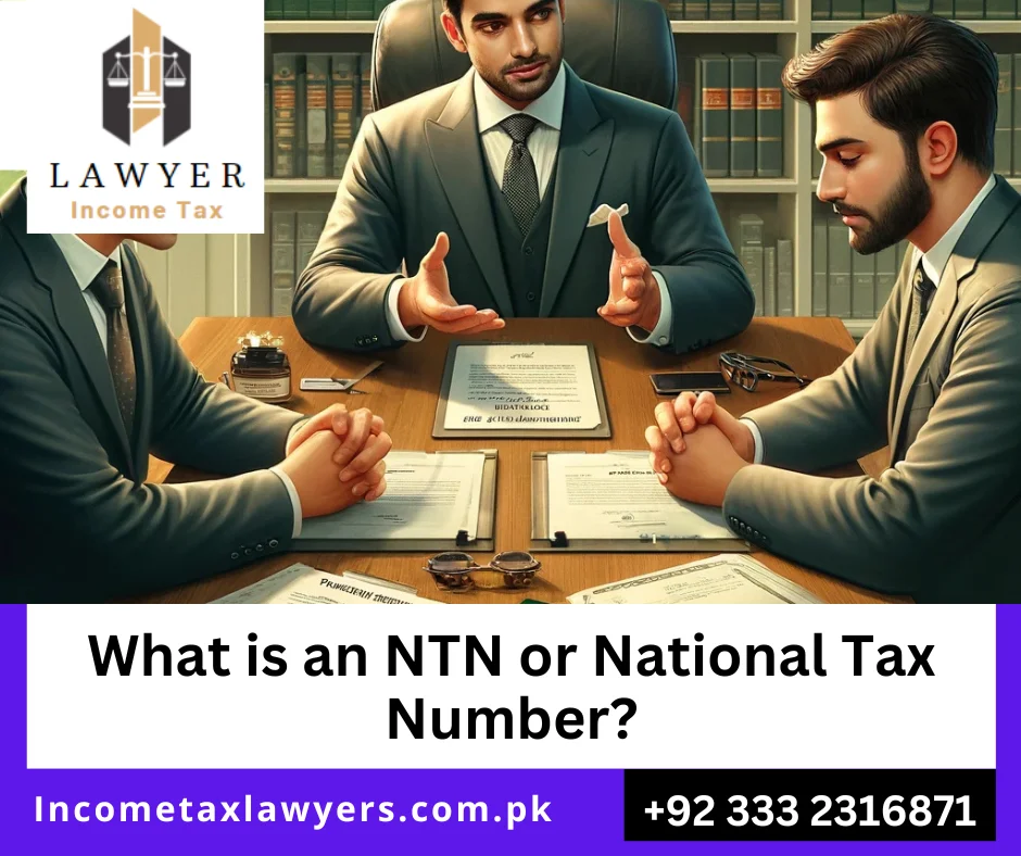NTN for companies, firms and salaried individuals Pakistan