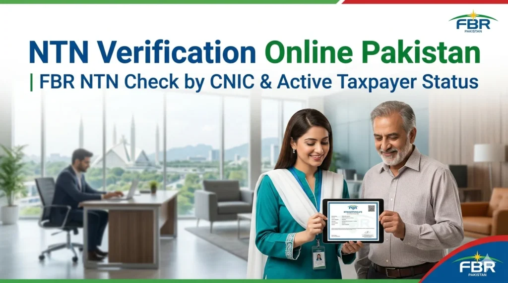 ntn verification online Pakistan check NTN by CNIC